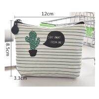 Cute Headphone Data Cable Coin Key Bag Canvas Coin Purse