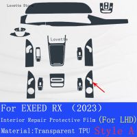 อุปกรณ์เสริม RX(2023) ป้องกันรอยขีดข่วนสำหรับฟิล์มใสป้องกันแผงหน้าปัดรถยนต์ TPU ภายใน