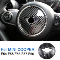 Car Steering Wheel Central Decorative Cover For BMW MINI Cooper JCW CLUBMAN F54 F55 F56 F57 F60 Countryman Interior Accessories