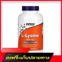 Fast and Free Shipping Now Foods, L-Lysine, 500 mg, 250 Capsules Ship from Bangkok