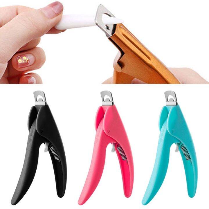 professional-nail-art-clipper-special-type-u-word-false-tips-edge-cutters-diy-french-manicure-tools-colorful-false-nail-trimmer