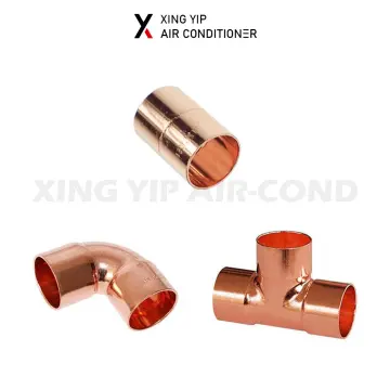 COPPER PIPE FITTINGS ELBOW SOCKET TEE 15mm / 22mm / 28mm ( Brass  Compression Pipe Fittings)