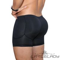 ☛☏❤Fullness Men Boxer Padded Butt Booster Enhancer Flat Stomach Shapewear Underwear