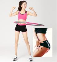 (คละสี) Massaging Hula Hoop ฮูล่าฮูป แบบลูกคลื่น ลดหน้าท้อง น้ำหนักเบาพิเศษ Premium Hula Hoop โฟมแบบถอดประกอบได้