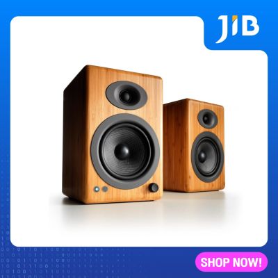 BLUETOOTH SPEAKER (ลำโพงบลูทูธ) AUDIOENGINE A5+WIRELESS (SOLID BAMBOO)