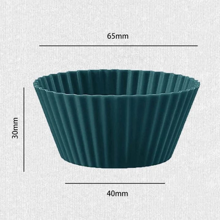 silicone-muffin-cup-baking-mold-morandi-color-round-cake-molds-diy-baking-egg-tart-pudding-complementary-food-tool