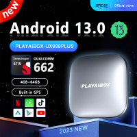 Carplay Ai Box Android 13ระบบ Netflix Iptv ไร้สาย Android ทีวี QCM662 UX999PLUS 4G + 64GB สำหรับ Kia VW รับประกันโตโยต้าเปอโยต์วอลโว่