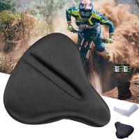 Bike Seat Cushion Cover Gel Cycling Exercise Ergonomic Design for Large Wide Bicycle Saddle Pad Bike Riding Accessories Part Saddle Covers