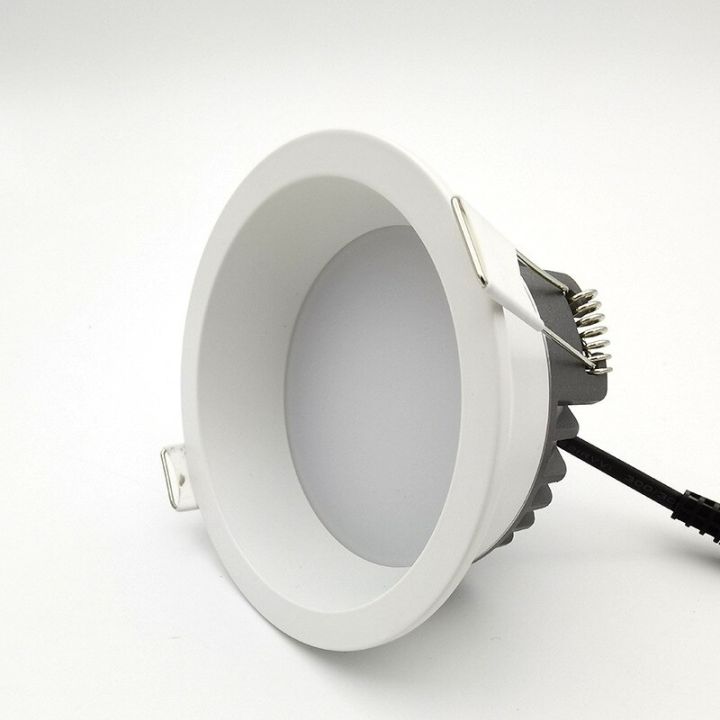 ฝังไฟดาวน์ไลท์-led-ด้านแคบป้องกันแสงสะท้อนไฟดาวน์ไลท์เพดานส่วนบางโรงแรมวิลล่าซ่อนโดยไม่ต้องโคมไฟหลักแสง