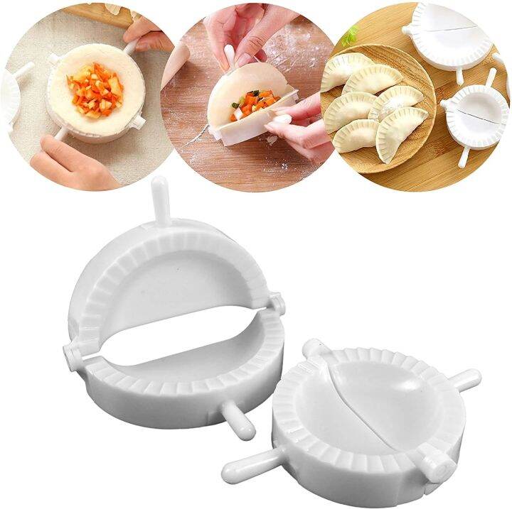 3Pcs Maker Dimsum Empanada Calzone Mold Press Pasty Mould Dumpling ...