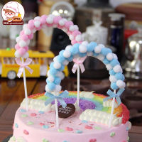 ป้ายปักเค้ก ป้ายแต่งเค้ก ป้ายปักเค้กซุ้มลูกโป่ง Cake Topper