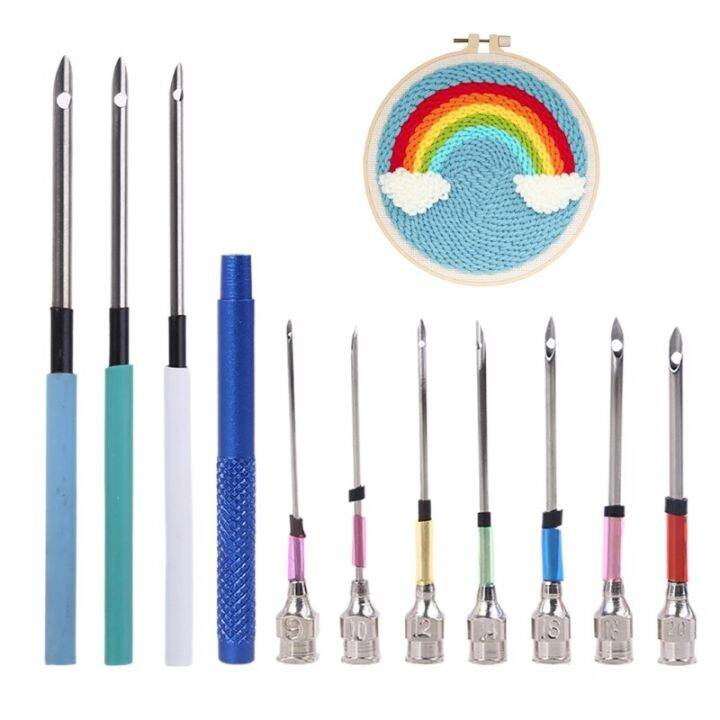 10-pcs-set-embroidery-stitching-punch-needle-with-storage-bottle-crochet-knitting-needle-art-handmaking-diy-sewing-tool-needlework