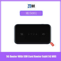 Original New 5G Wi-Fi Pro ZTE MU500 MU5001 Mobile Hotspot Sub6G Networks 2.4 Inch Colour Touch Screen Up To 30 Devices