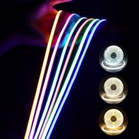 Super Thin 5mm COB LED Strip 320LEDs/M High Density Flexible DC12V 3M 5M LED Light Tape Ribbon For Cabinet Room Decor Lighting