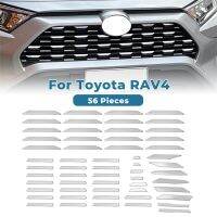 สำหรับโตโยต้า RAV4 2019 2020 2021ทั้งหมดแผ่นแปะดาวตัวเครื่องพิเศษแพทช์แฟลชตาข่ายสเตนเลส RAV4ตกแต่ง