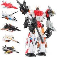 HZX ของเล่นตุ๊กตาขยับแขนขาได้ G1 Superion IDW 5In1เครื่องทำลาย Bruticus Combiner การเปลี่ยนรูปแบบไม่มีกล่อง
