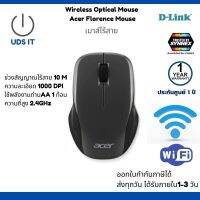 "Wireless Optical Mouse Acer Florence Mouseเมาส์ไร้สาย RF2.4 1000 BLACK "