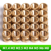 M1.4 M2 M2.5 M3 M4 M5 M6 เกลียวน็อตทองเหลืองแทรก Knurled Nuts Assortment สำหรับเครื่องพิมพ์ 3D ฉีดพลาสติกความร้อน-vn4958570