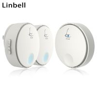 ✣ Linbell Smart Kinetic Self-powered Wireless Doorbell 433Mhz 100M Long Wireless Distance 38 Songs Home Welcome Door Chimes