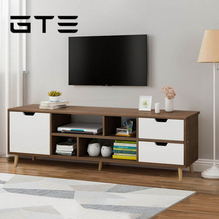 GTE Multifunctional Modern Living Room TV Cabinet Space Saving TV ...