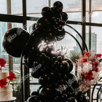 101pcs Black Wedding Party Background Baby Shower DIY Welcome Decoration Kid Birthday Event Celetion Balloon Garland Arch Kit