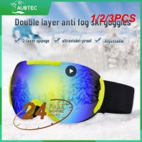 1/2/3PCS Aldult Double Layers Anti-Fog Ski Goggles Snow Snowboard Glasses Snowmobile Eyewear Outdoor Sports Motorcycle Ski