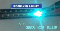 100pcs 0603 Ice Blue 1608 Ice Blue Clear Ultra Bright Blue SMD LED IndicationElectrical Circuitry Parts