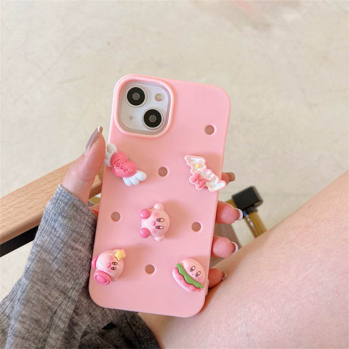 เคสคุณภาพดีเยี่ยมซิลิโคนลายการ์ตูนน่ารักน่ารักเคสไอโฟนลวดลายสัตว์-crocs-แบบรูลมที่ออกแบบมาสำหรับ-iphone-14-13-12-11-pro-max