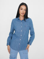 ลี คูเปอร์®  L3364-0000 เสื้อเชิ้ต Slim Shirt - Blue Indigo