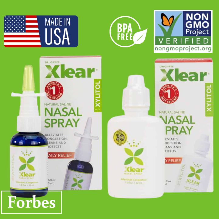 Xlear Xylitol Saline Nasal Spray Daily Relief / Fast Relief [Exp 2025