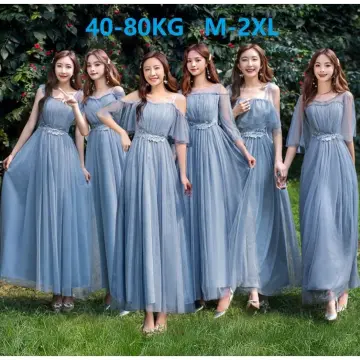 Blue hotsell grey gown