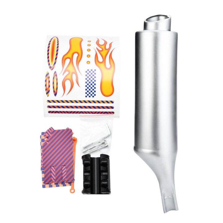 Bike Turbo Spoke Pipe Bicycle Exhaust System Modification Motorcycle Engine Sounds Effect