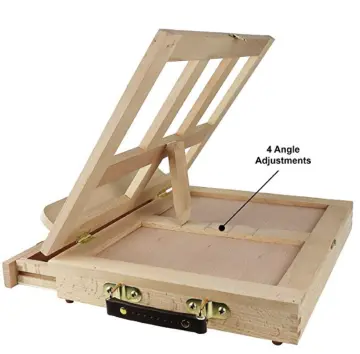Mont Marte Tabletop Easels for Painting, Desk Box Easels for Kids  Adults&Artists,Beech Wood