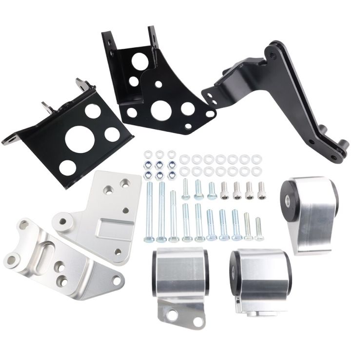 Engine Mounts Engine Mount Bracket Kit For Civic K Swap K20 K24 Ek Chassis 1996 2000 K Series 7619