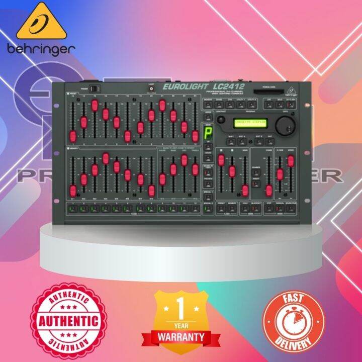 BEHRINGER LC2412 Eurolight Professional 24 Channel DMX Lighting Console