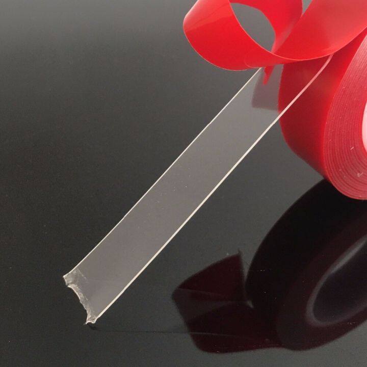 1pcs-5mm-10mm-3m-strong-pet-adhesive-pet-red-film-clear-double-sided-tape-no-trace-for-phone-lcd-screen-adhesives-tape