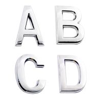 5cm Self Adhesive Alphabet Decorative Plastic Letters A-Z to Customize Office Apart Hotel Address Mailbox Door Number Signs