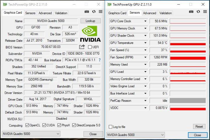 nvidia-quadro-5000-2-5gb-ddr5-มือสอง