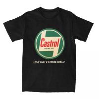 Classic Fun Castrol Motor Leo Retro T-Shirt For Men Crew Neck Pure Cotton T Shirt 100% cotton T-shirt