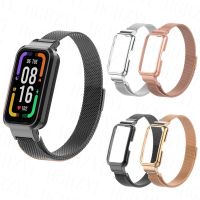 Milan Strap For Xiaomi Redmi Band Pro With Metal Protector Case Bumper Magnetic Loop Bracelet For Redmi smart Band 2 Watch