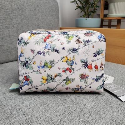 Lesportsac Limited Cartoon Peter Rabbit Print Small Square Bag Makeup Storage Change Clutch Bag 7121