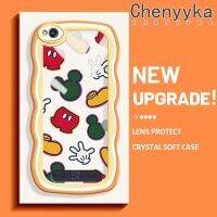 Chenyyka เคสสำหรับ Xiaomi Redmi 4A 5A 6A การ์ตูนที่สร้างสรรค์ลายมิกกี้น่ารักขอบเป็นคลื่นเคสโทรศัพท์โปร่งใสซิลิโคนกันกระแทกเคสป้องกันเลนส์กล้องปลอกอ่อนใส