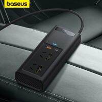 Baseus 150W Car Inverter DC 12V to AC 220V 110V Auto Power Inversor USB Type C Fast Charger For Car Power Adapter