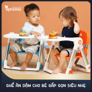 Ghế tập ăn cho bé gấp gọn siêu nhẹ Apramo Flippa Dining Booster cho bé từ