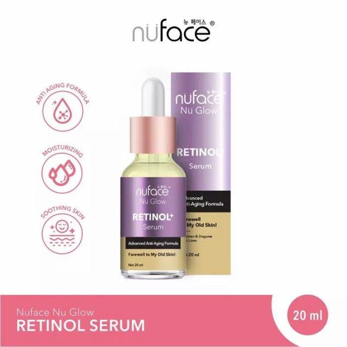 NuFace Nu Glow Retinol+ Serum 20ml - Serum Retinol - Serum Eksfoliasi ...