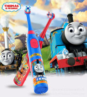 Thomas แปรงสีฟันสำหรับเด็กอายุ3-12ปีหรือมากกว่าแปรงฟันด้วยขนนุ่มที่หมุนได้อัตโนมัติเต็มรูปแบบ