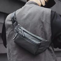 Chest bag mens waist bag waterproof fashion messenger bag p胸包男士腰包防水时尚斜挎包个性休闲户外潮流死飞骑行包