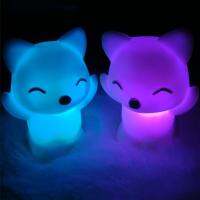 【SALE】 rettceltuter1983 ไฟไฟ LED กลางคืนรูปร่างน่ารัก7สีไฟ LED กระดุมตกแต่งบ้าน