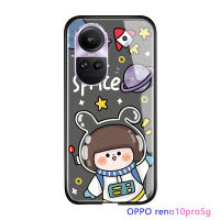 เคสเคสโทรศัพท์มือถือสำหรับ OPPO Reno10 Pro 5G Reno 10 Pro 5G ฝาหลังกระจกเทมเปอร์กันกระแทก