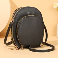 Women Crossbody Shoulder Bags Wallets Touch Screen Cell Phone Purse Soft Leather Strap Handbag for Female Luxury Messenger Bags